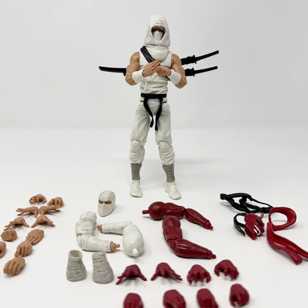 Fwoosh Articulated Icons Feudal Series Deluxe White Ninja 6
